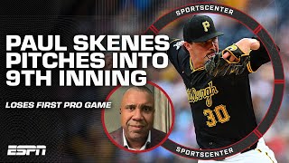 [REACTION] Paul Skenes picks up first pro loss but racks up 8 strikeouts, pitches into 9th | SC