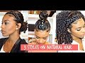 ChellisCurls | 3 Styles on Natural Hair using ONE Brand