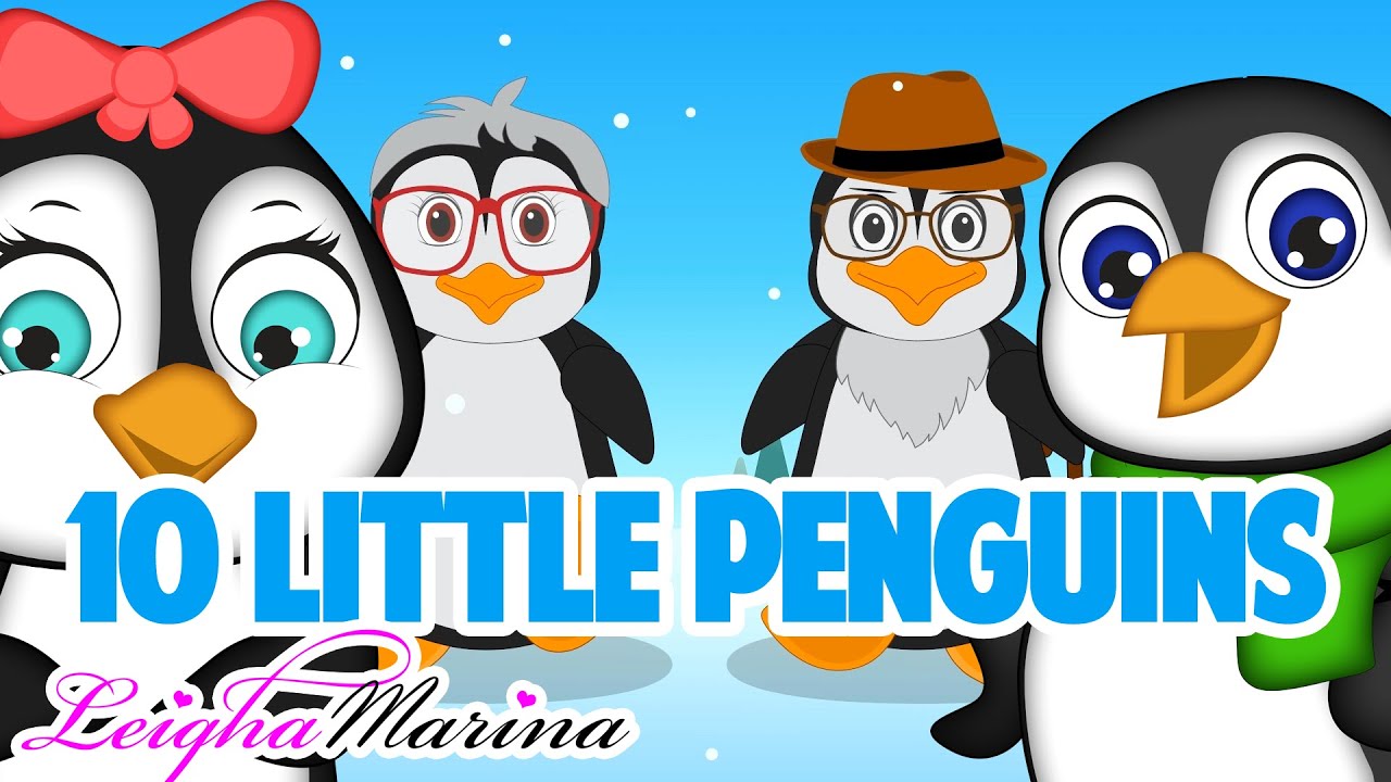 Five little Penguins. Ten little Penguins. Penguins for children. Penguin for Kids. Включи песню пингвины