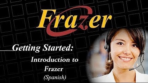 Frazer Tutorial - Introduction to Frazer (Spanish)