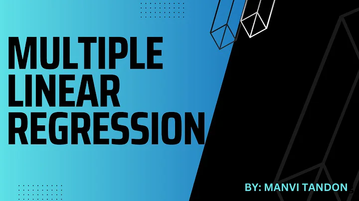 Multiple Linear Regression | Regression | Machine Learning