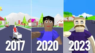 Character Evolution in Dude Theft Wars 2017 - 2024 !!! 🤔🤔🤔 screenshot 2