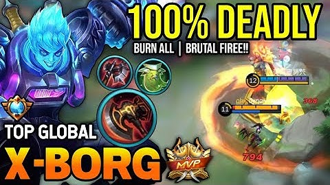 XBORG BEST BUILD 2023 | TOP GLOBAL XBORG GAMEPLAY | MOBILE LEGENDS✓