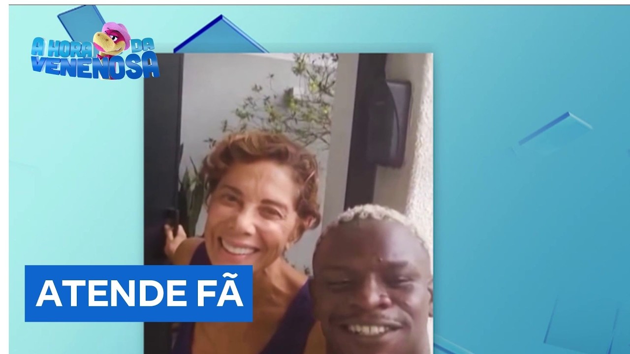 Angela Vieira atende fã na porta de casa que hostiliza a atriz e ela rebate