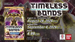 DIGIMON CARD GAME Booster Pack TIMELESS BONDS [BT-26] Trailer screenshot 5