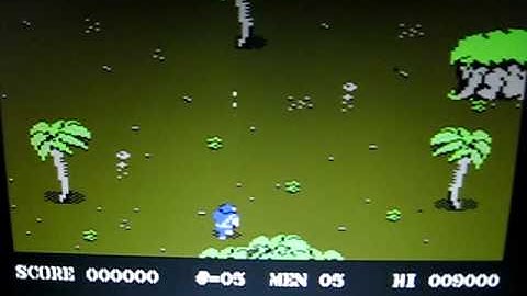 C64 game "Commando" on an FPGA
