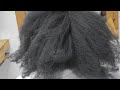 Cornrow protective style with loc extensions on natural hair