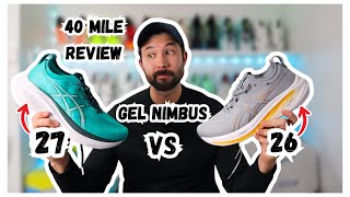 ASICS Gel Nimbus 27 vs Gel Nimbus 26 - Full Review