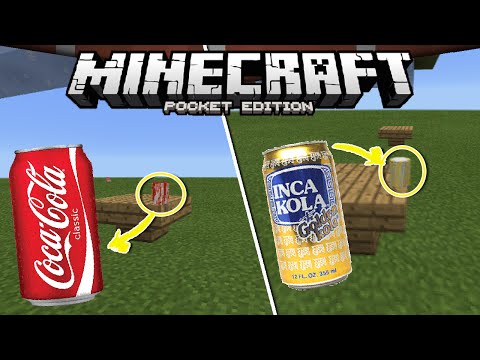 Cómo hacer Coca Cola/Inca Kola en Minecraft PE | Tutorial de Soda/Gaseosa | Pocket Edition 0.16.0
