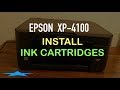 Epson XP 4100 Replace Ink Cartridges !!