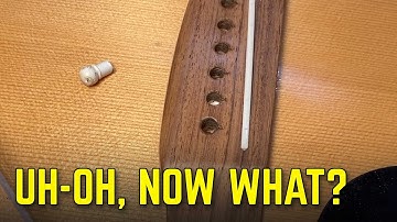 How to remove a broken bridge pin