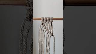 makramé fordított sorcsomó / macrame pattern / #macrametutorial