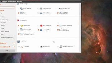Ubuntu 10.10 Help : Setting-Up Compiz Config Effects