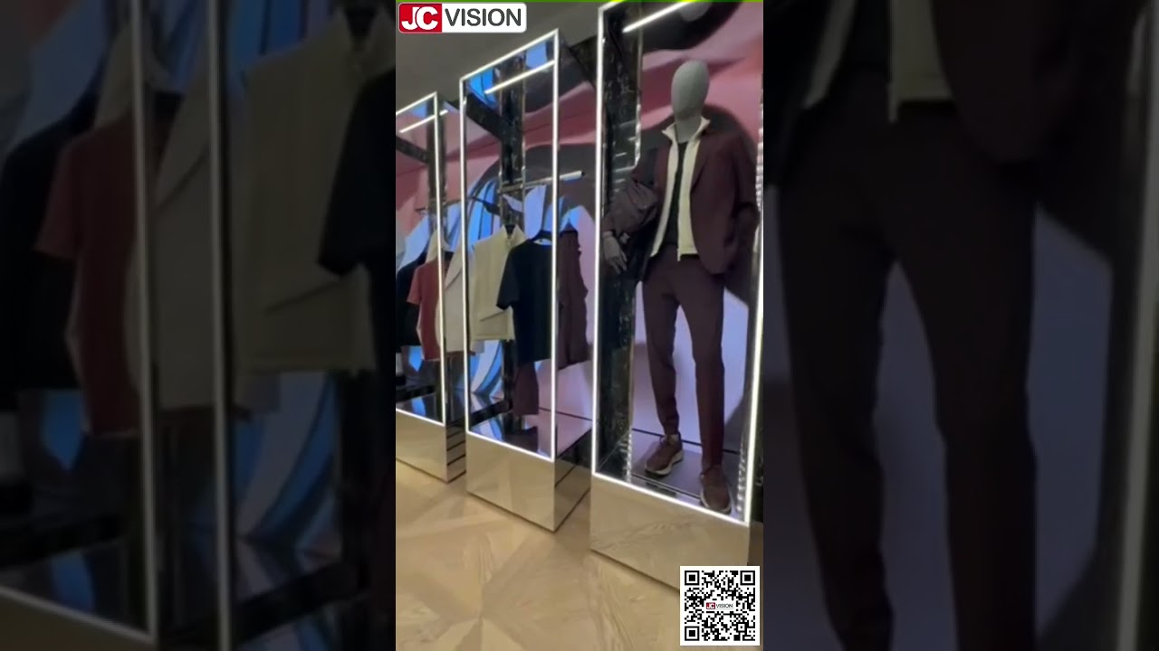JCVISION LCD Video Wall: Transform Your Clothing Store’s Visual Appeal!
