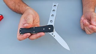 Weirdest Knife Ever Made - Spyderco Janisong NIB