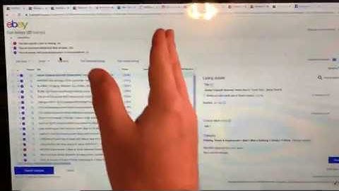 How I Am Fixing the eBay Item Specific Issue (Sorry for the shaky beginning)