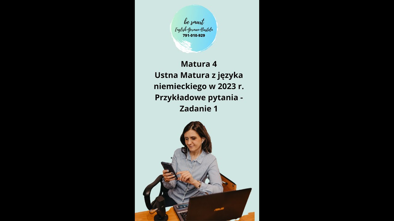 Sprawdzian Z Niemieckiego Kompass 3 Kapitel 2 Matura 4. Matura ustna z języka niemieckiego 2023 r. Zestaw 1 - Zadanie
