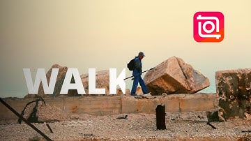 How To Create REVEAL Text As You WALK - InShot Tutorial