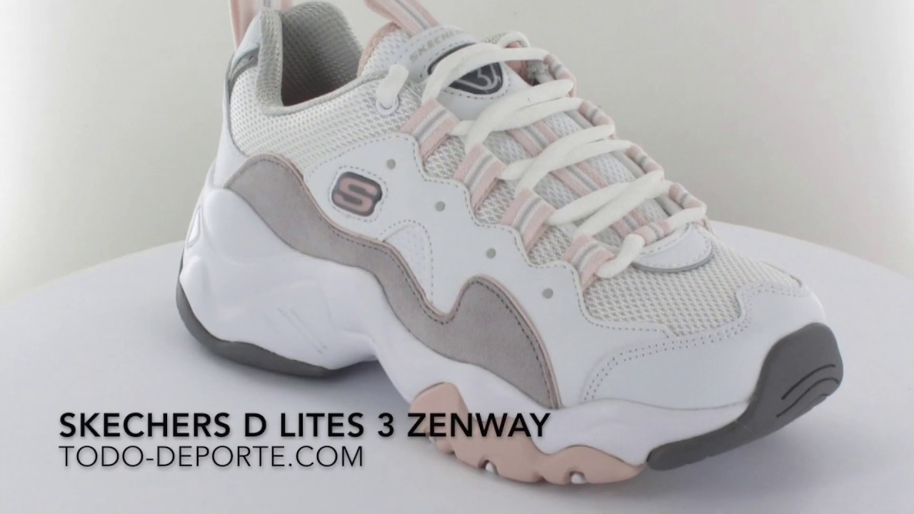 Skechers 3 Zenway - Calzado Casual Mujer blanco l Todo-Deporte.com