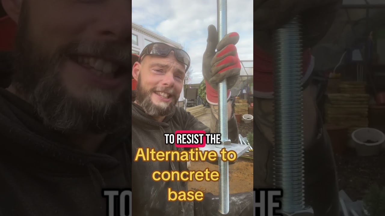 No more concrete slabs needed! #construction #gardenroom #tipsandtricks #diy #woodworking #berkshire