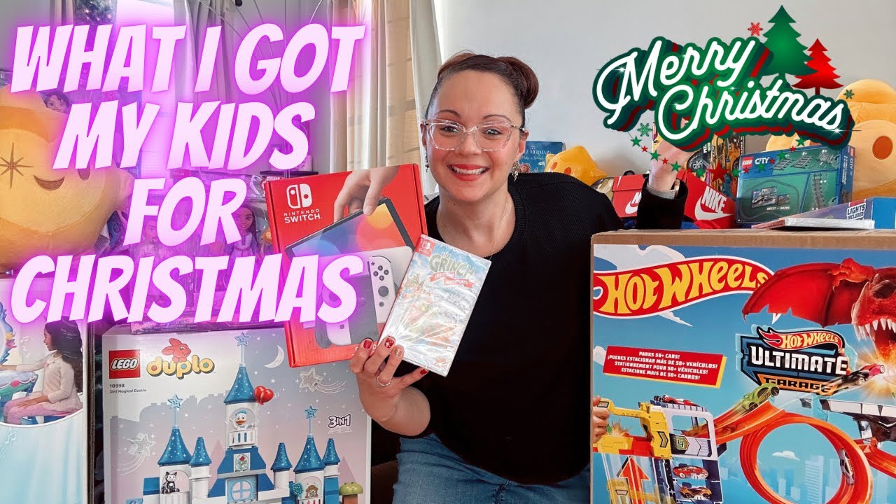 WHAT I GOT MY KIDS FOR CHRISTMAS 2023 GIFTS FOR BOY & GIRL AGES 37
