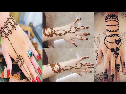 New Simple Bracelet Mehndi Design Ideas | Eid And Wedding Mehndi Design | Back Hand | HENNA Design