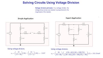 Solving Circuits Using Voltage Division