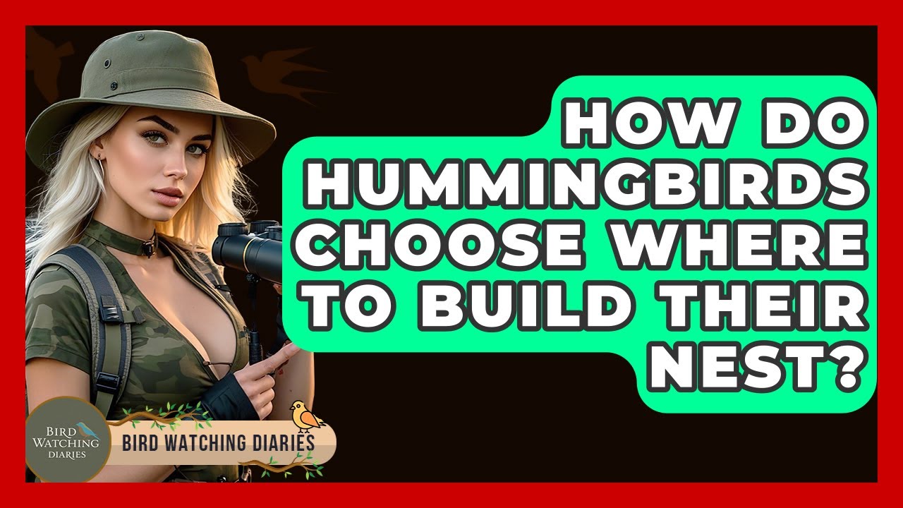 How Do Hummingbirds Choose Where To Build Their Nest? - Bird Watching Diaries