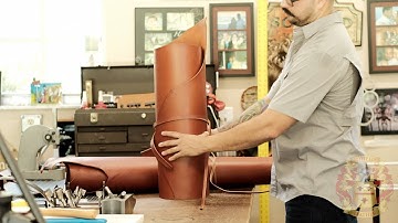 Handcrafted English Bridle Briefcase - Part 1 of 5 - Silva Build