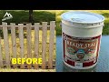 READY SEAL FENCE STAIN PICS - BEFORE & AFTER - Check it Out!