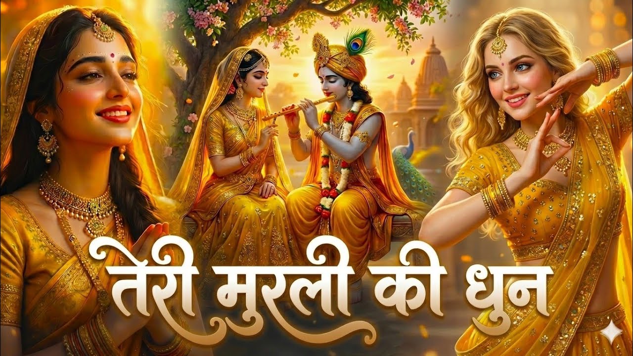 तेरी मुरली की धुन सुनने मैं बरसाने से आयी Teri Murli Ki Dhun - Most Popular Radha Krishna #bhajan