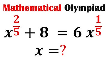 Elementary Math Olympiad | Nice Algebra Problem | How to solve Exponential Problem @mathwindow