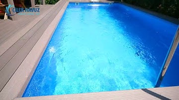 Installation of an outdoor home swimming pool- Çilek Havuz