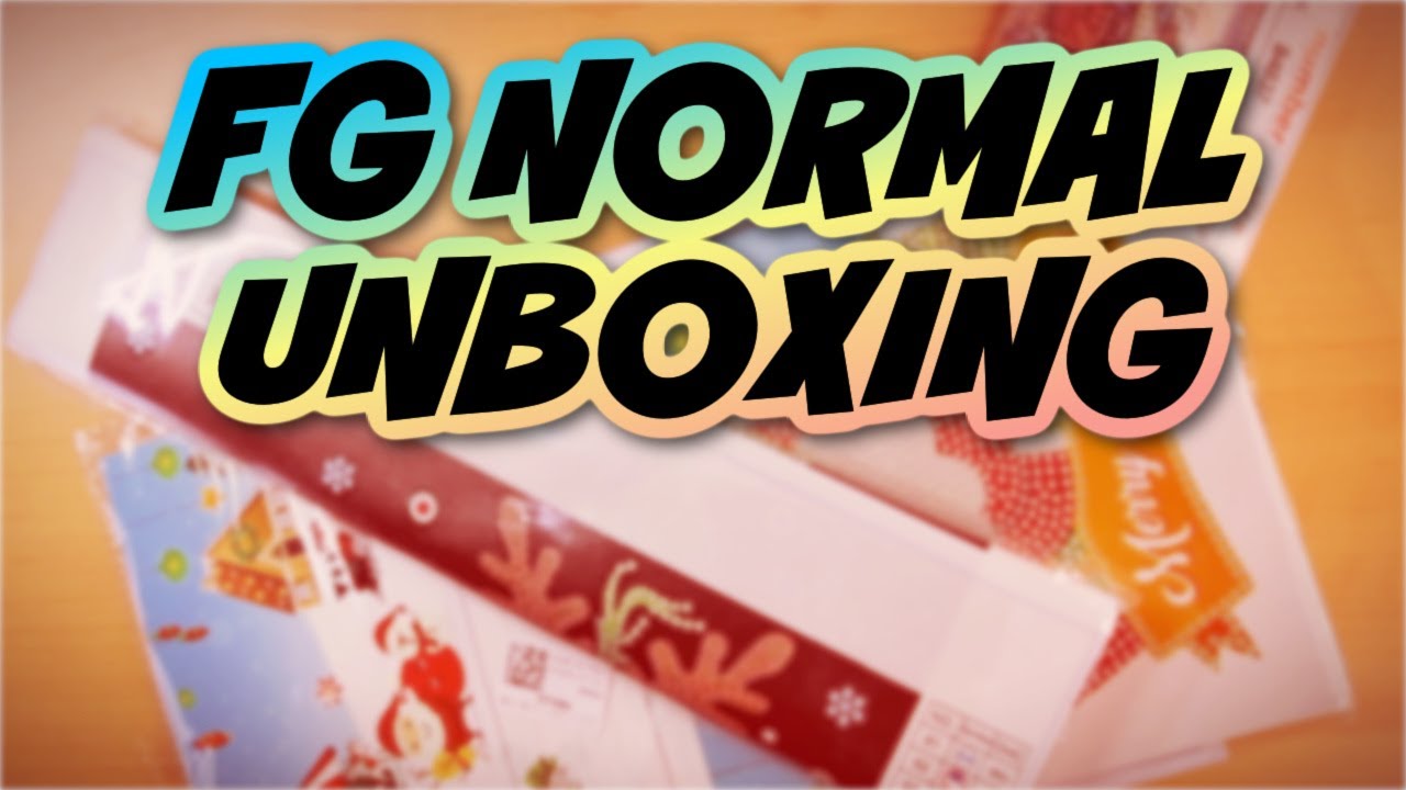 FG NORMAL Unboxing - I FINALLY Got A Pixelated One :(