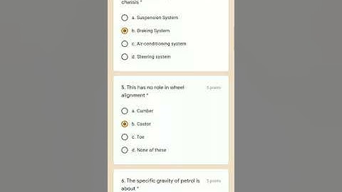 National level quiz on Automobile Engineering. |Free E-certificate. |online quiz