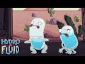 Scary Train | HYDRO and FLUID | Funny Cartoons for Children