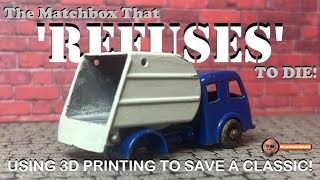 Matchbox Lesney 15C Tippax Refuse / Garbage Truck / 3d Printing Restoration