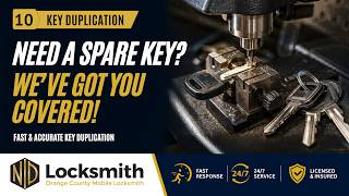 Key Duplication Orange County - ND Locksmith Services