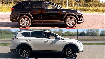 SLIP TEST - Toyota RAV4 HYBRID AWD - gen V vs gen IV - @4x4.tests.on.rollers