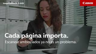 Canon imageFORMULA P-215II  ligero y portátil