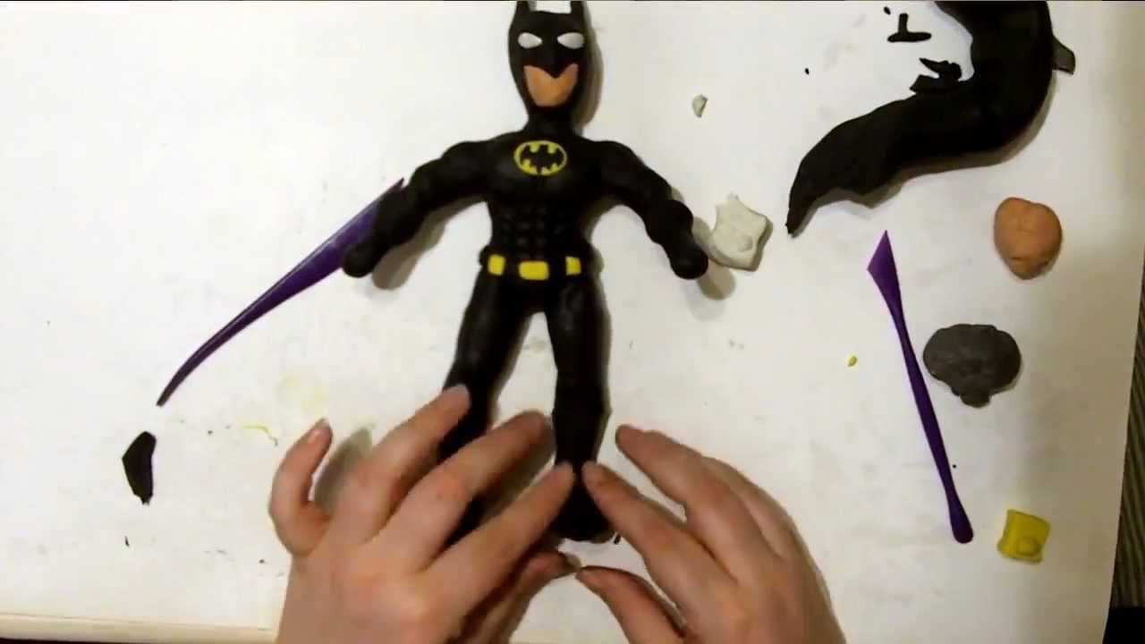 How To Make A Clay Batman, Tutorial, Timelapse (Part 2 of 2) - YouTube
