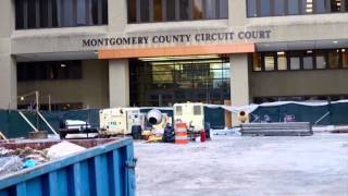 Courthouse Construction Closes Monroe Street Entrance