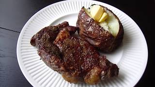 Recipe- pan seared ribeye steak for dad