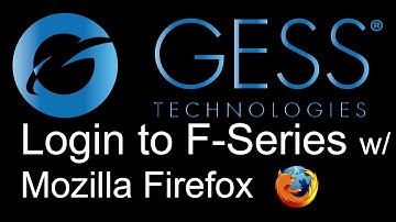 How to Access GESS F-Series Products with Firefox
