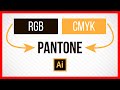 Como convertir RGB / CMYK a PANTONE en Illustrator - [Tutorial 2022] 😎 | Jonathanrijo.com