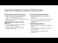 MIS | Decision Support System (DSS) | Lecture 9