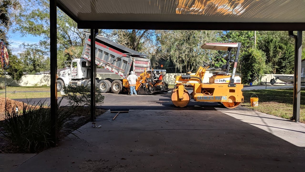 Asphalt over Concrete Driveway