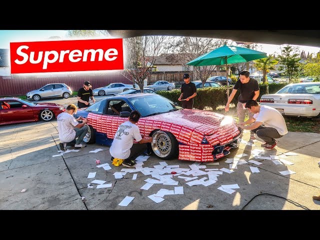 SUPREME Sticker Car Wrap (HYPEBEAST) 