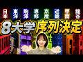 【東西全面戦争】日東駒専と産近甲龍の「真の序列」を視聴者投票で決めたらヤバすぎた！