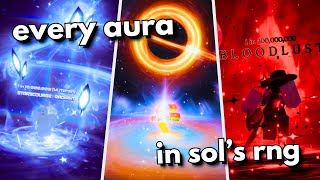 (ERA 7) EVERY AURA In Sol's RNG ( Dev Auras)